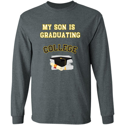 Son Graduating College LS Ultra Cotton T-Shirt