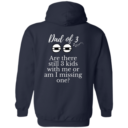 dad of 3 Hoodie