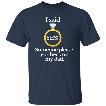 Yes check on dad black T-Shirt