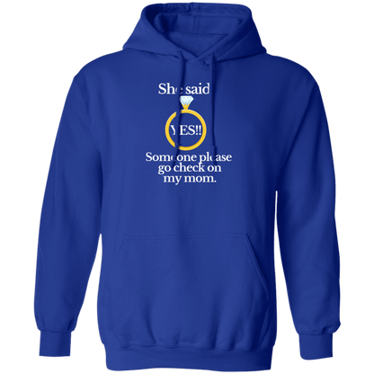 yes check on mom black Hoodie