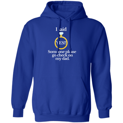Yes check on dad black Hoodie
