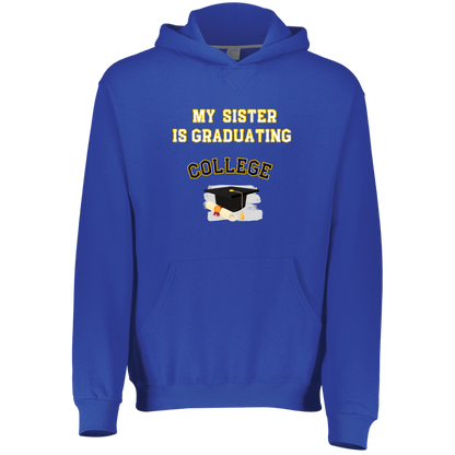 sister graduating college Youth Dri-Power Fleece Hoodie