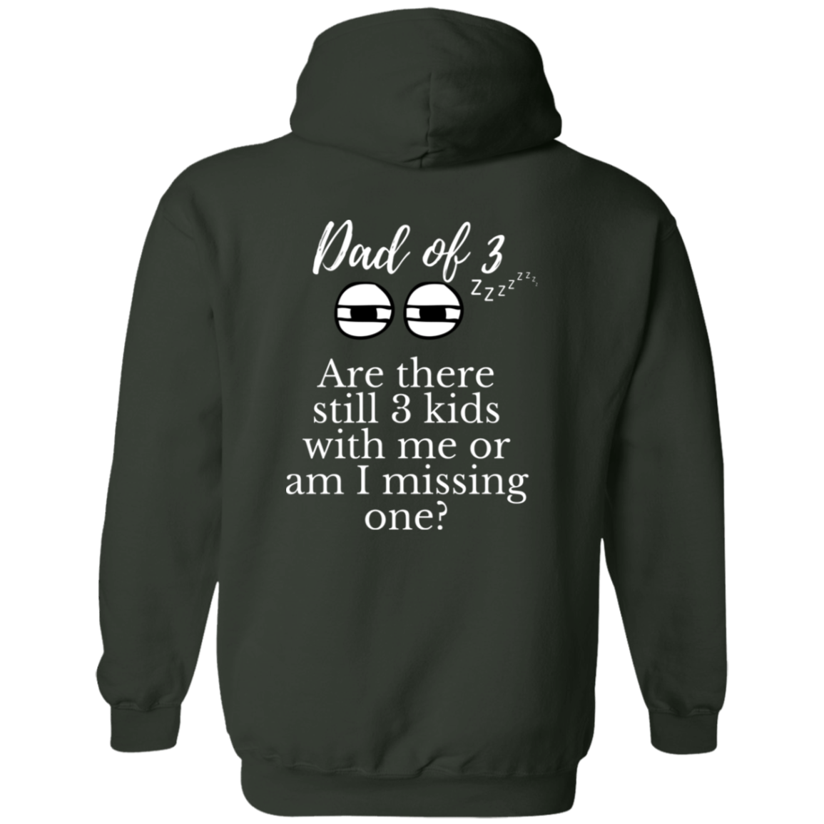 dad of 3 Hoodie