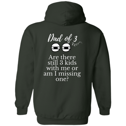 dad of 3 Hoodie
