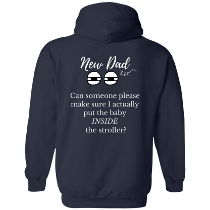 new dad baby in stroller Hoodie