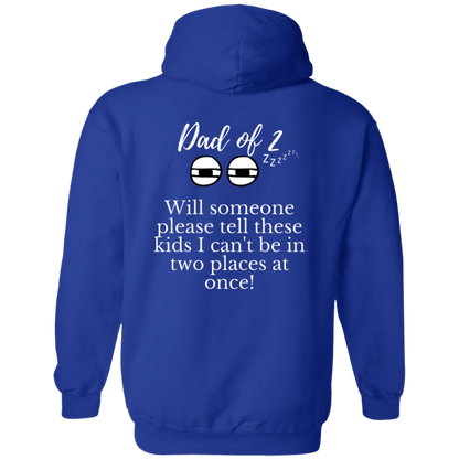 Dad of 2 Hoodie