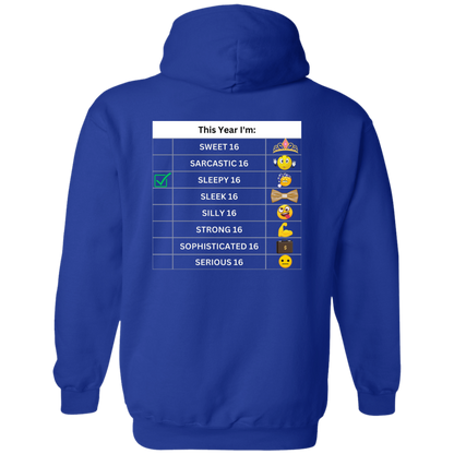 Sixteen Chart Sleepy Hoodie