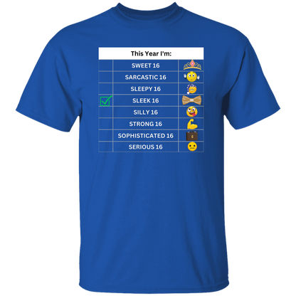 Sixteen Chart Sleek T-Shirt