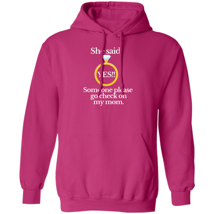 yes check on mom black Hoodie