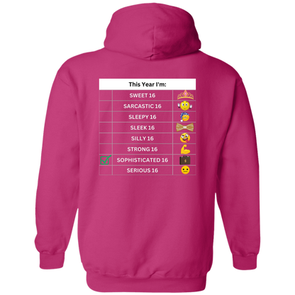 Sixteen Chart Sophisticated Hoodie