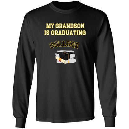 Grandson Graduating College LS Ultra Cotton T-Shirt