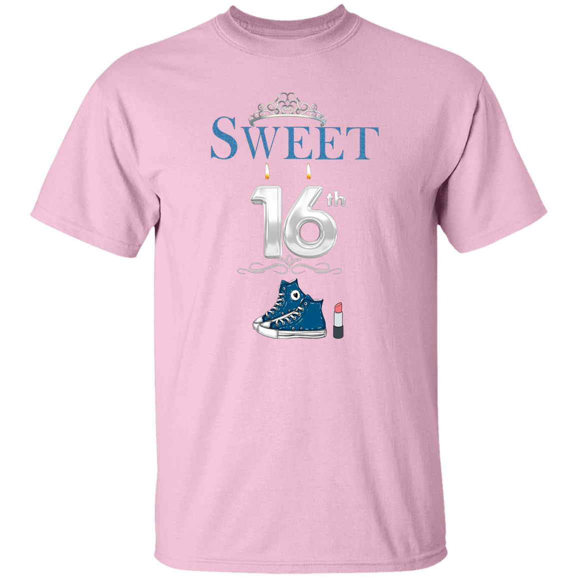 Sweet 16 Blue Sneakers T-Shirt