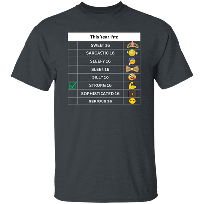Sixteen Chart Strong T-Shirt