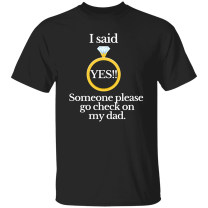 Yes check on dad black T-Shirt
