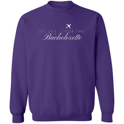 Bachelorette jet set black G180 Crewneck Pullover Sweatshirt