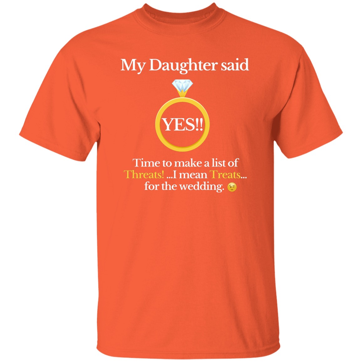 yes daughter dad black T-Shirt