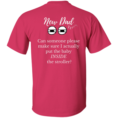 new dad baby in stroller T-Shirt