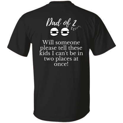dad of 2 shirt