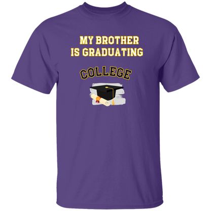 brother graduating college Youth 100% Cotton T-Shirt