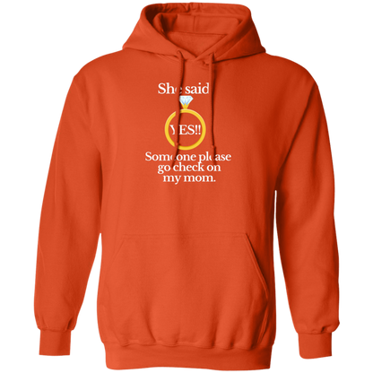 yes check on mom black Hoodie