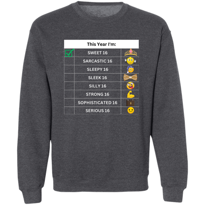Sixteen Chart Sweet Pullover Sweatshirt