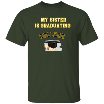 sister graduating college Youth 100% Cotton T-Shirt