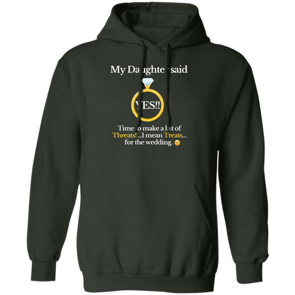 yes daughter dad black Hoodie
