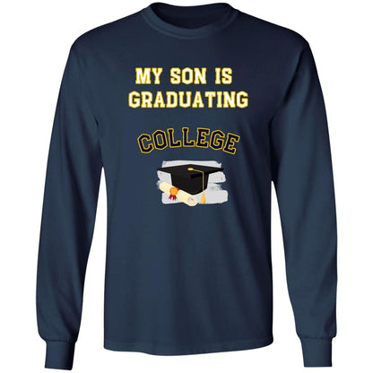 Son Graduating College LS Ultra Cotton T-Shirt
