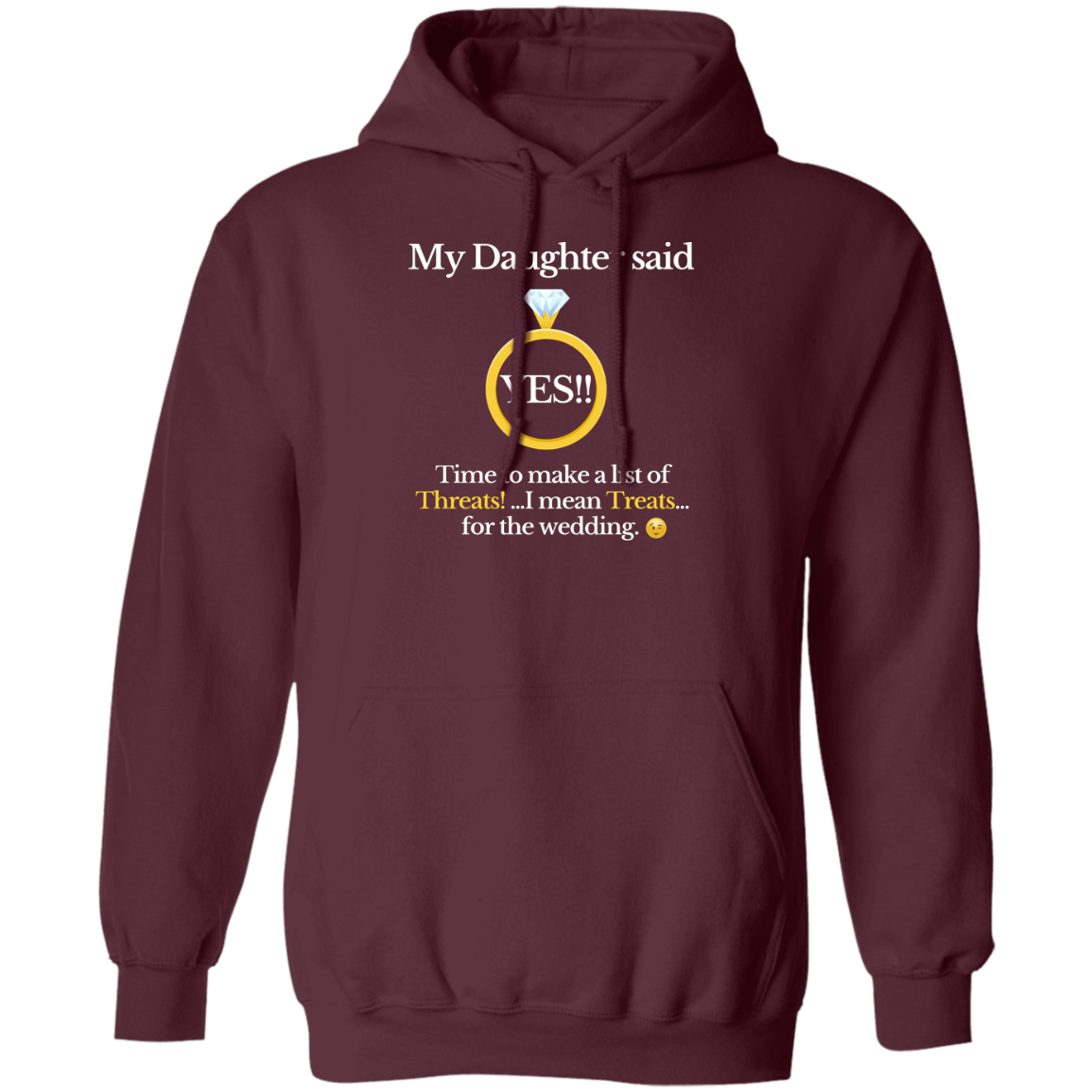 yes daughter dad black Hoodie