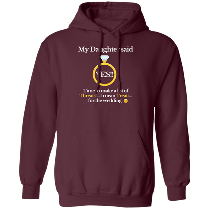 yes daughter dad black Hoodie