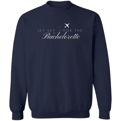 Bachelorette jet set black G180 Crewneck Pullover Sweatshirt