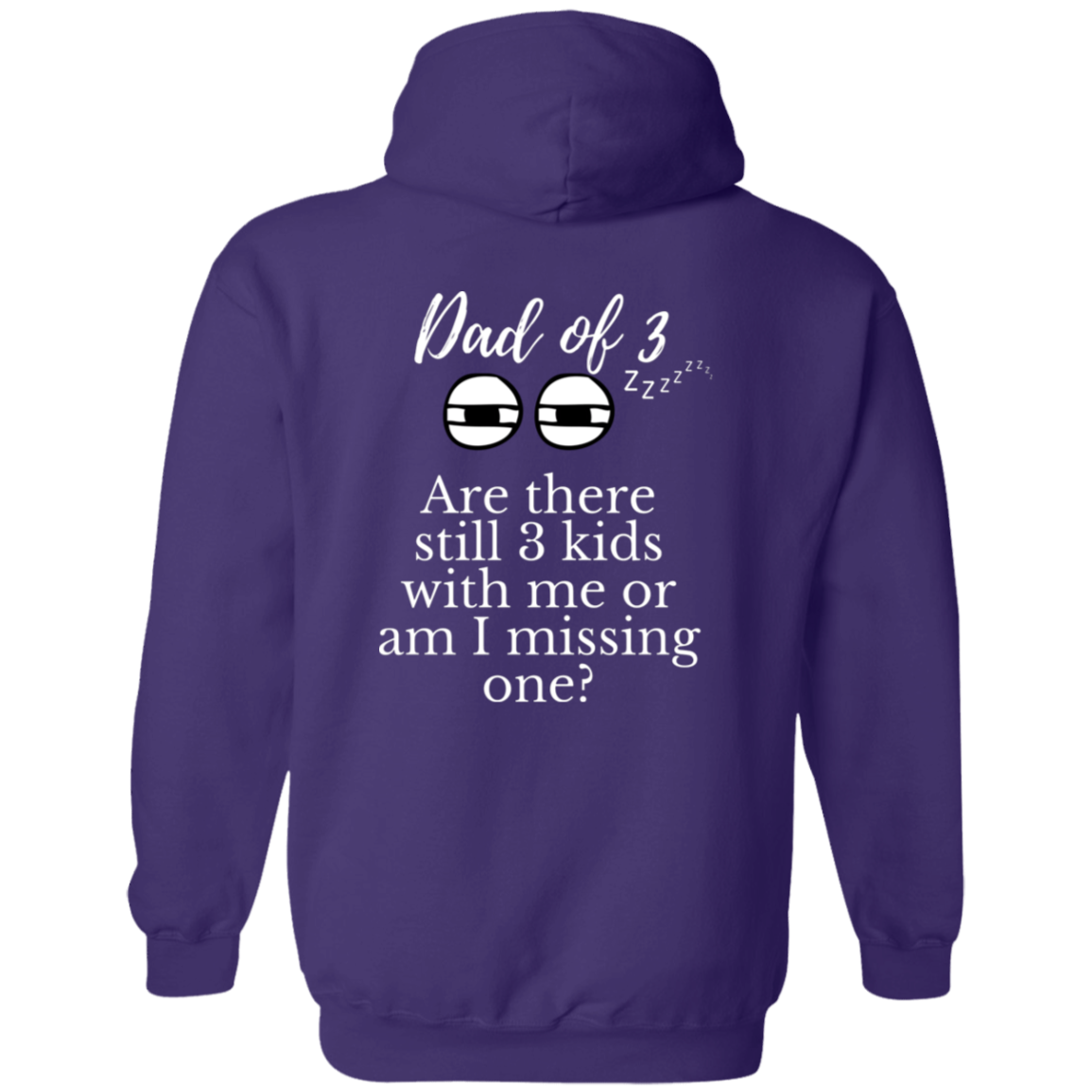 dad of 3 Hoodie