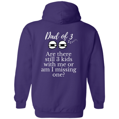 dad of 3 Hoodie