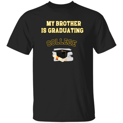 youth my brother is graduating college tshirt