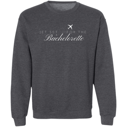 Bachelorette jet set black G180 Crewneck Pullover Sweatshirt