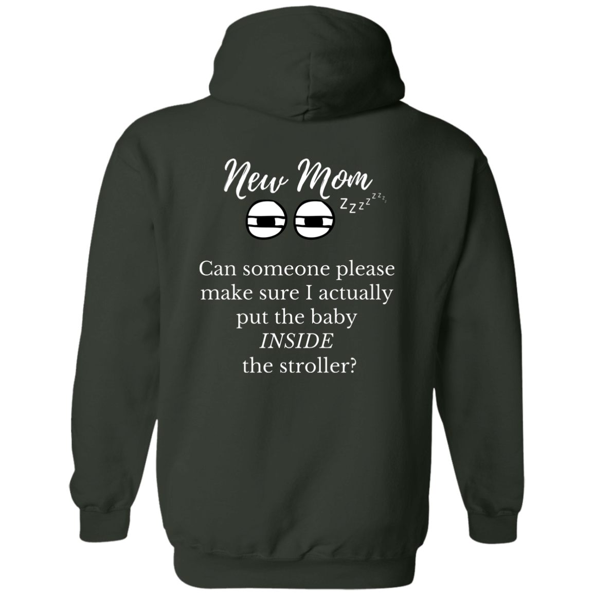 new mom baby in stroller Hoodie