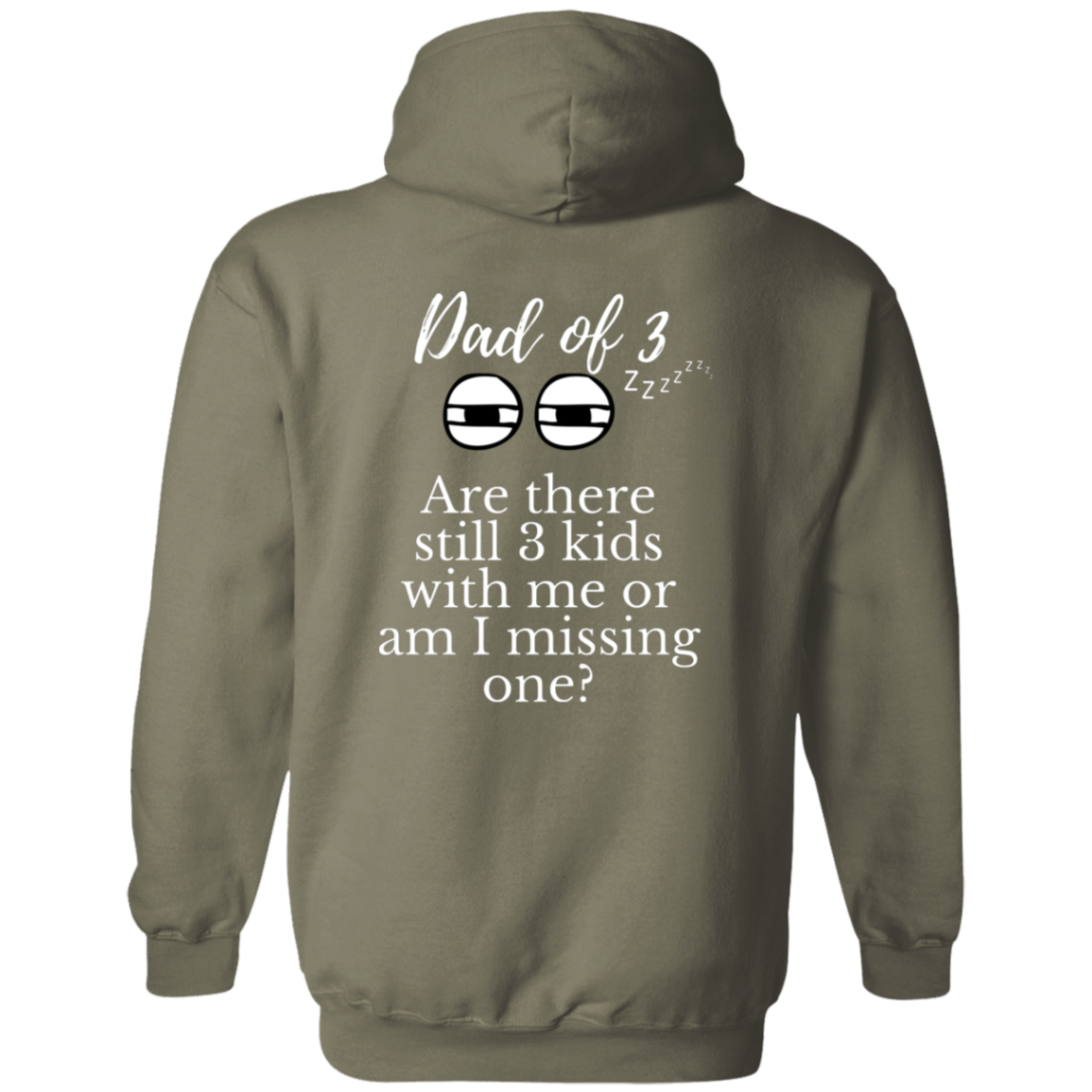 dad of 3 Hoodie