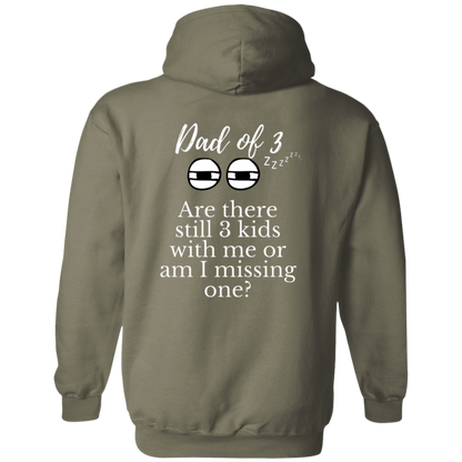 dad of 3 Hoodie