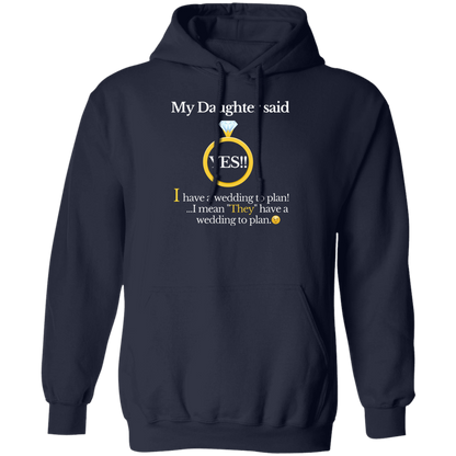 yes daughter mom black Hoodie
