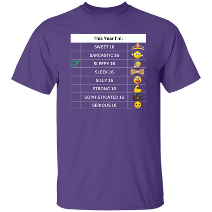 Sixteen Chart Sleepy T-Shirt