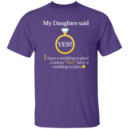 yes daughter mom black T-Shirt