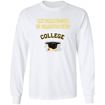 Grandson Graduating College LS Ultra Cotton T-Shirt