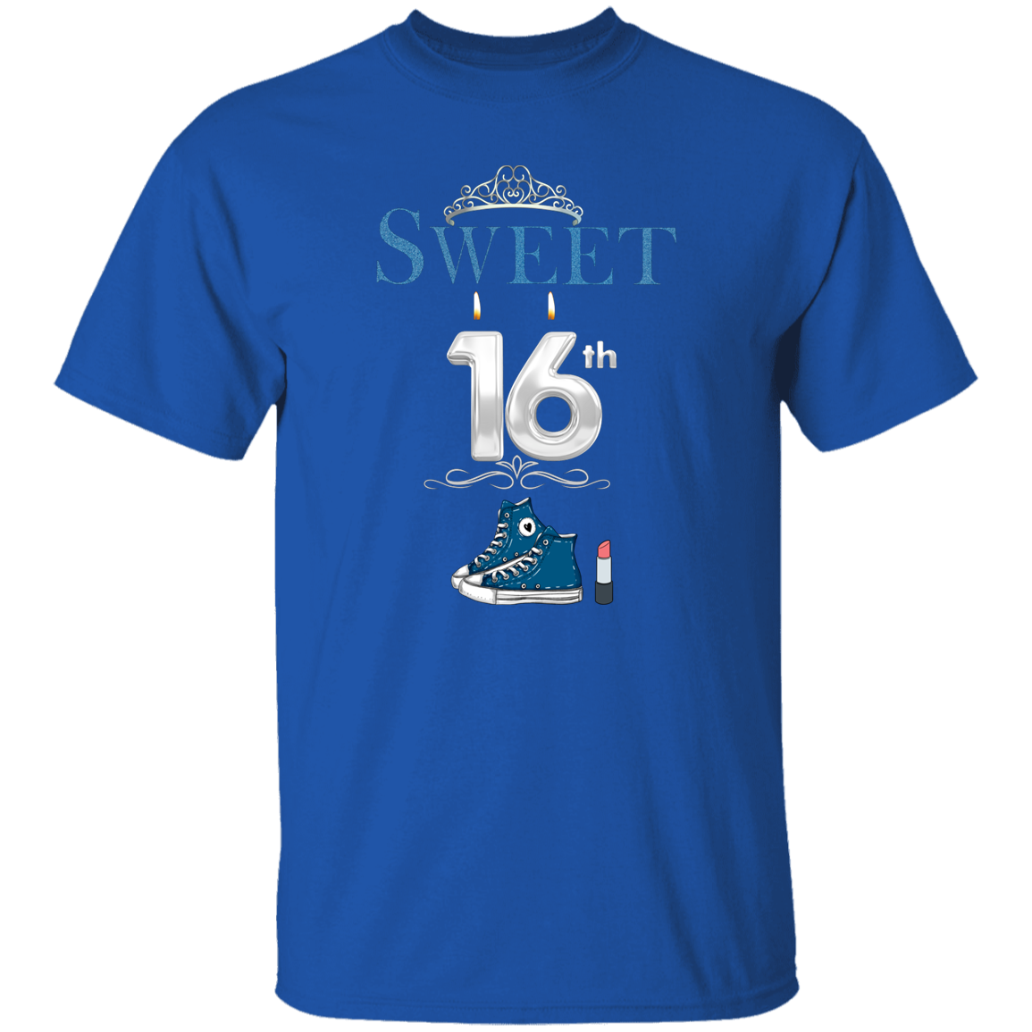 Sweet 16 Blue Sneakers T-Shirt