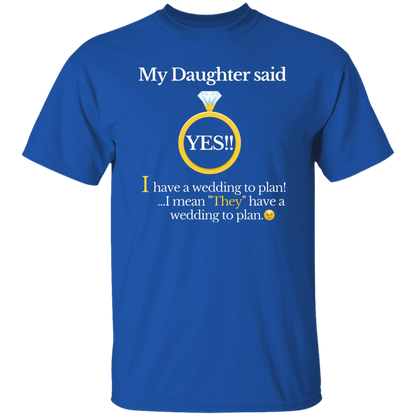 yes daughter mom black T-Shirt