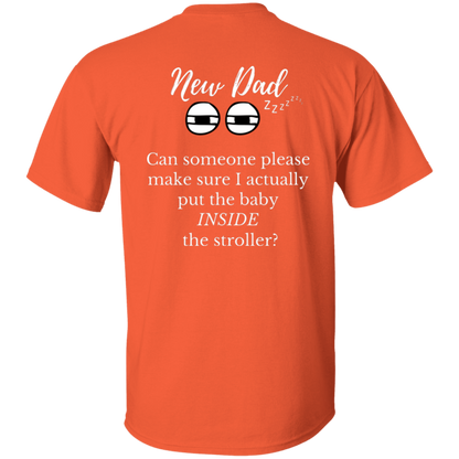 new dad baby in stroller T-Shirt