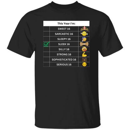 Sixteen Chart Sleek T-Shirt