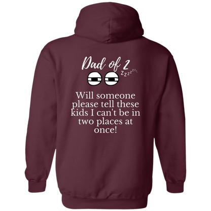 Dad of 2 Hoodie