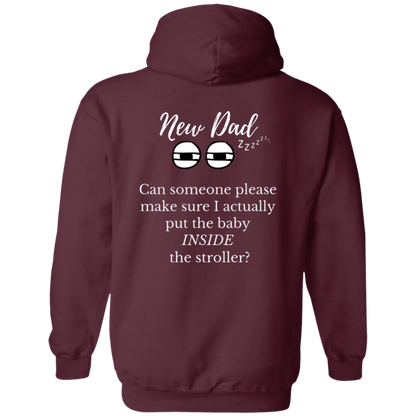 new dad baby in stroller Hoodie