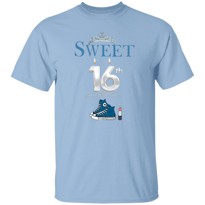 Sweet 16 Blue Sneakers T-Shirt