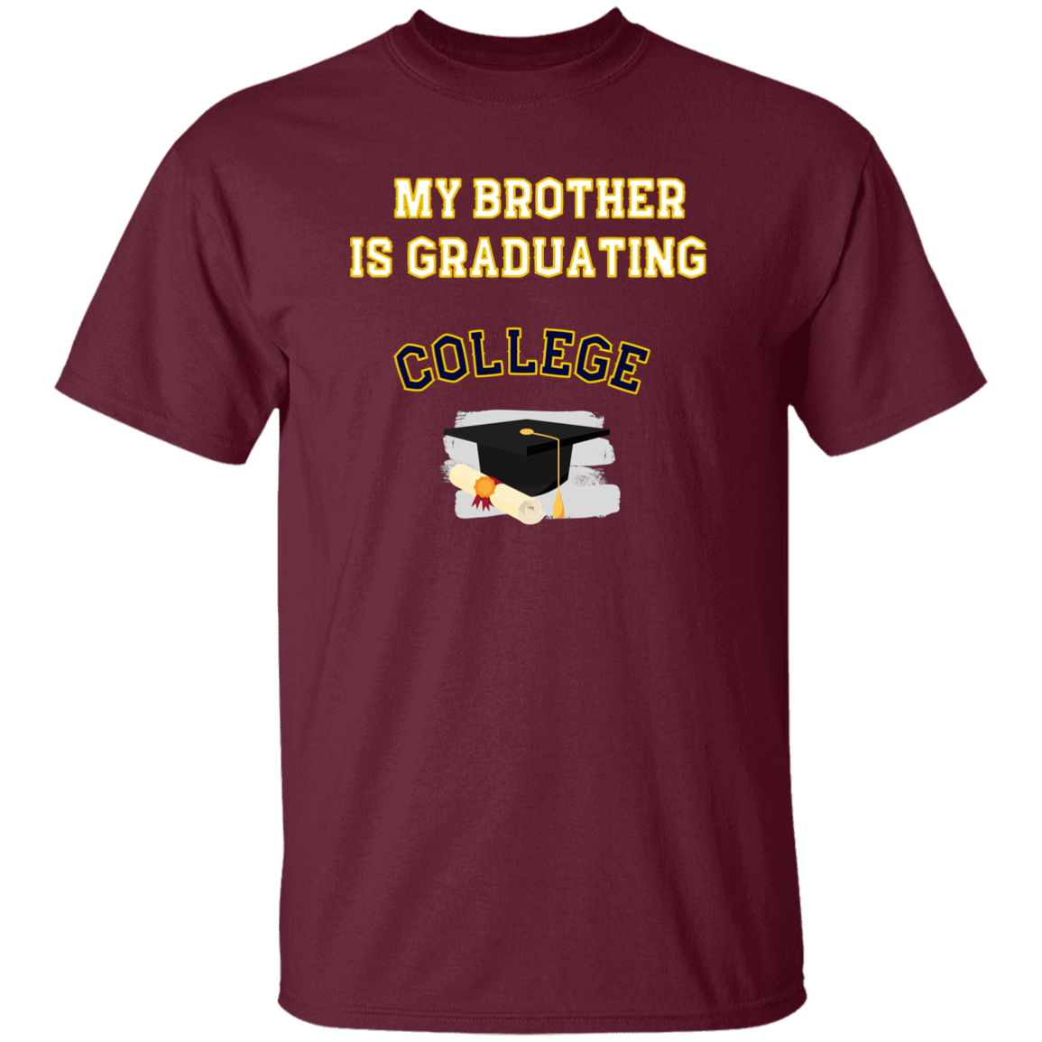 brother graduating college Youth 100% Cotton T-Shirt